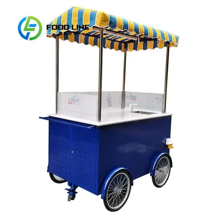 Chariot de service mobile commercial, chariot isotherme, pratique, abordable, esthétique, pour la re