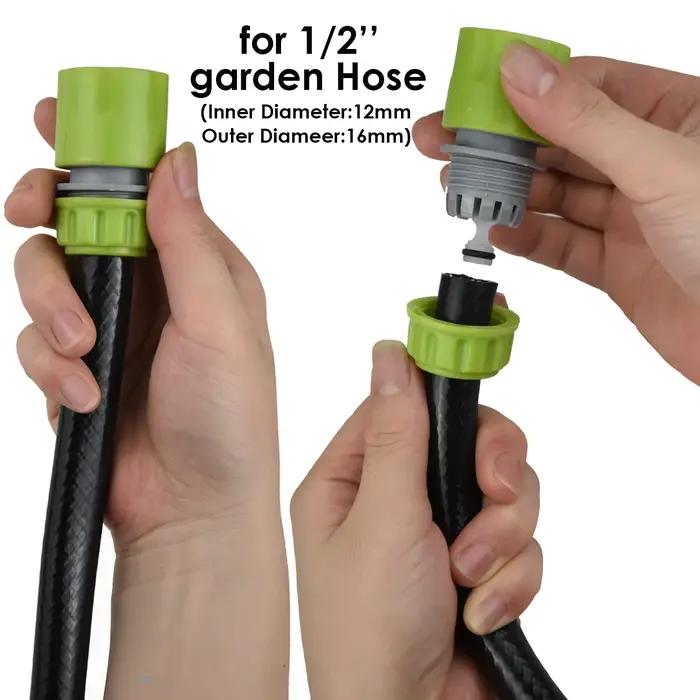 Adaptateur de robinet d'arrosage pour serre de jardin, 10 pièces, 1/2 3/4 pouces, connecteur de tuya