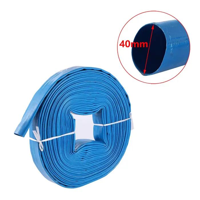 20 m/rouleau tuyau de ceinture d'eau bleue 1''1.5''2'' PVC cour tuyau d'eau d'irrigation agricole An