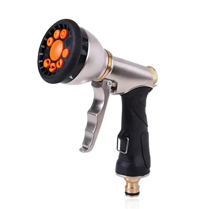 Buse de tuyau de pistolet à eau de jardin, buse métallique robuste, Durable et pas facile à rouiller
