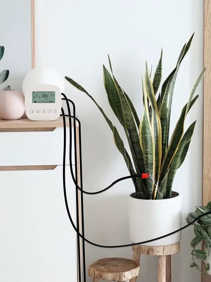 WiFi Tuya avec panneau solaire minuterie d'irrigation d'arrosage numérique contrôleur d'irrigation m