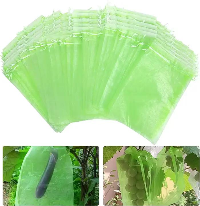 100 sacs de protection pour raisins, sacs en filet de jardinage, sacs agricoles pour la lutte antipa