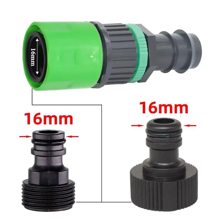 Raccord rapide EURO USA 3/4" mâle fileté pour tuyau d'arrosage, adaptateur pour système d'irrigation