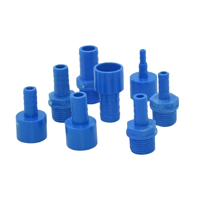 Connecteur de tuyau en PVC ID 20mm 1/2 à 8/10/12/16mm, raccord de tuyau d'arrosage, raccord de coupl