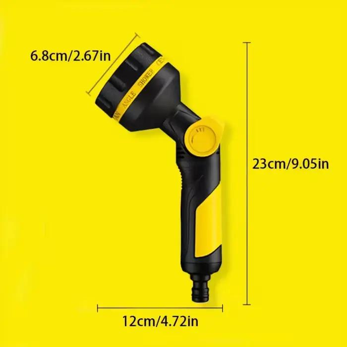 Buse de tuyau d'arrosage haute pression multi-usages pour le lavage de voiture/arrosage/nettoyage de