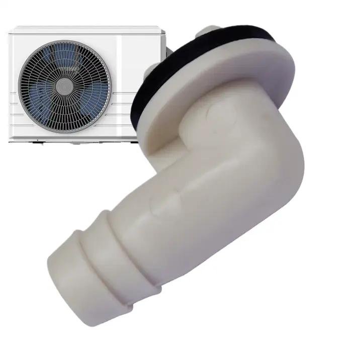 Connecteur de sortie de drain d'angle droit pour climatiseur