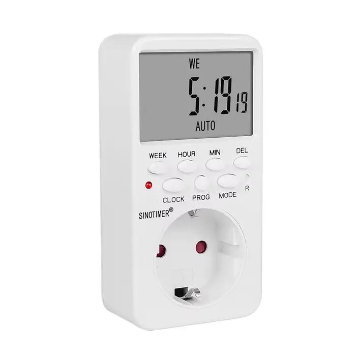 Minuteur programmable numérique LCD pour prises UE