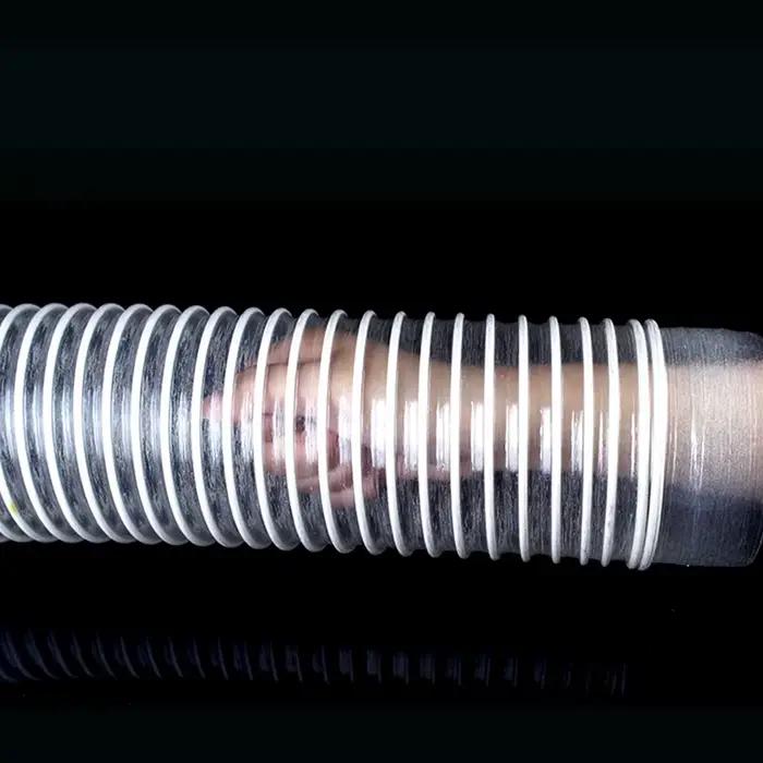 1 mètre de diamètre intérieur 30/40/50/60/70mm blanc Transparent PVC Tube poussière aspiration vide fumée tuyau
