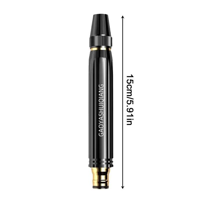 Pistolet d'arrosage haute pression robuste à motifs de pulvérisation réglables pour tuyau de jardin et pelouse
