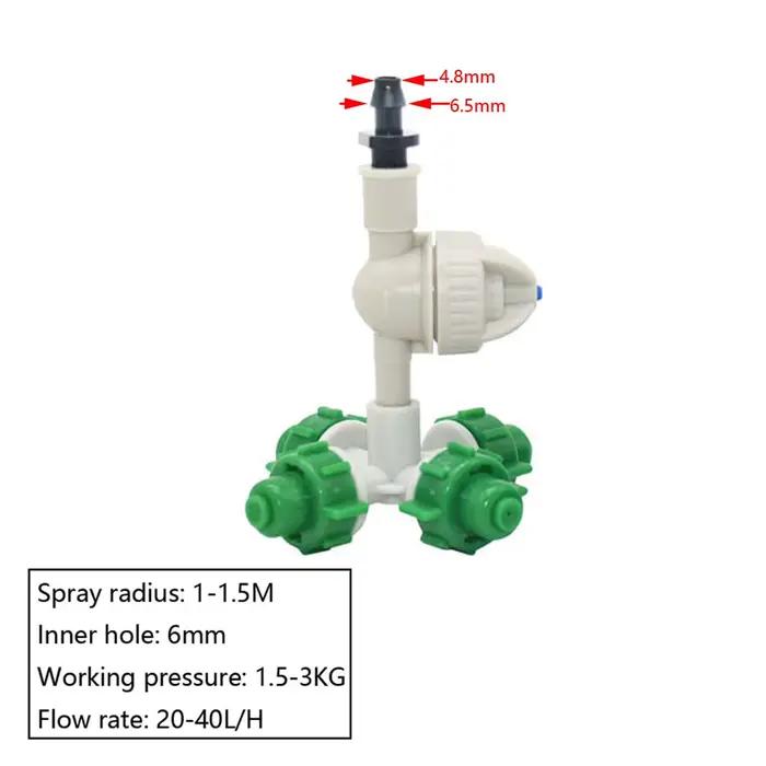 Arroseur croisé anti-goutte pour irrigation goutte-à-goutte