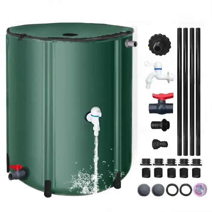 Réservoir de récupération d'eau de pluie pliable en caoutchouc silicone pour jardiniers, campers et amoureux de la nature pour le jardin, plantes intérieures et usages domestiques