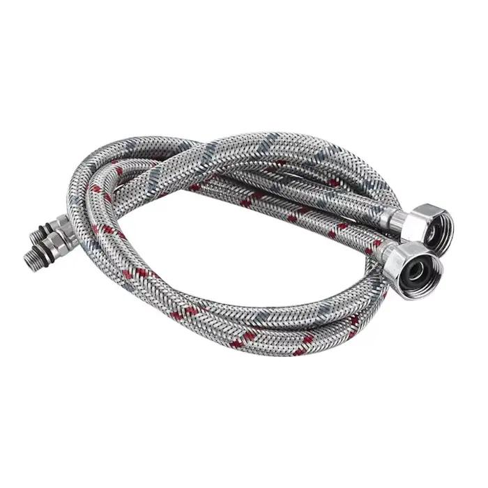 2 Tuyaux de Plomberie Flexibles de 60 cm G1/2 G3/8 G9/16