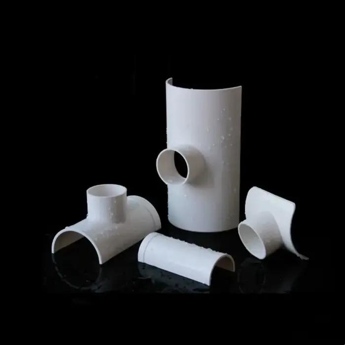 Nouveau Patch de Réparation pour Tuyau PVC Blanc 50 75 110 Raccord en T Ouvert Adaptateur