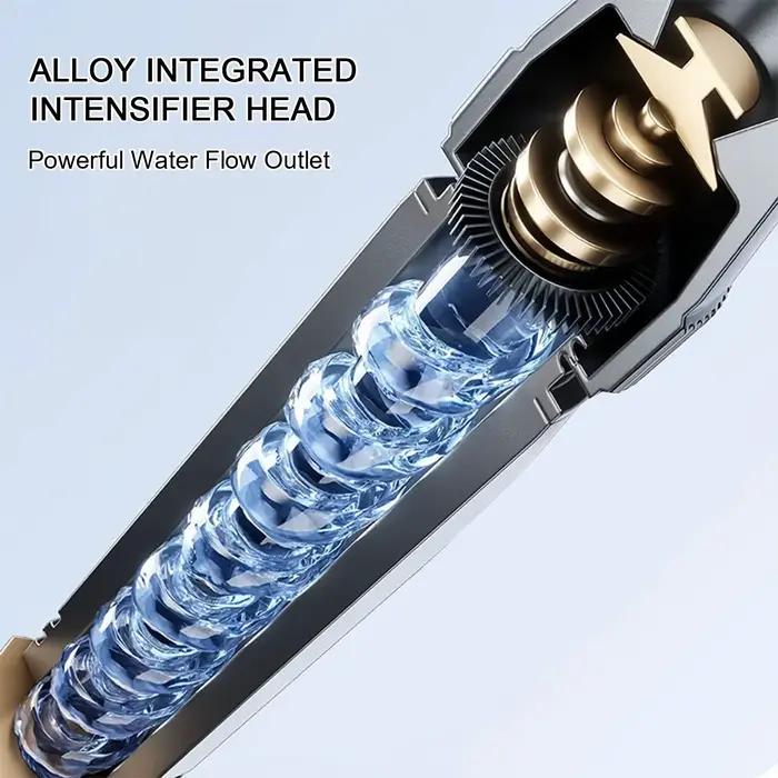 Pistolet d'arrosage haute pression robuste à motifs de pulvérisation réglables pour tuyau