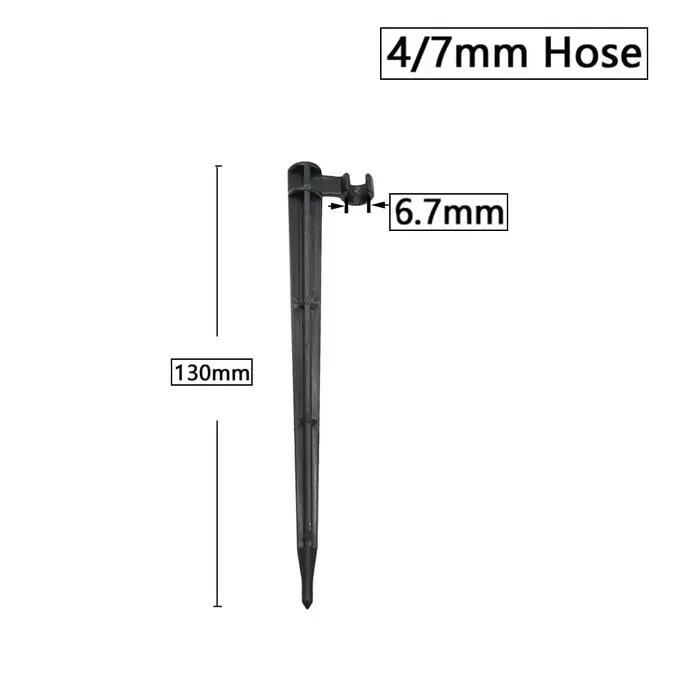 Jardin 1/4 "3/8" 16mm 20mm tuyau 11cm 20cm "C" forme fixe tiges support