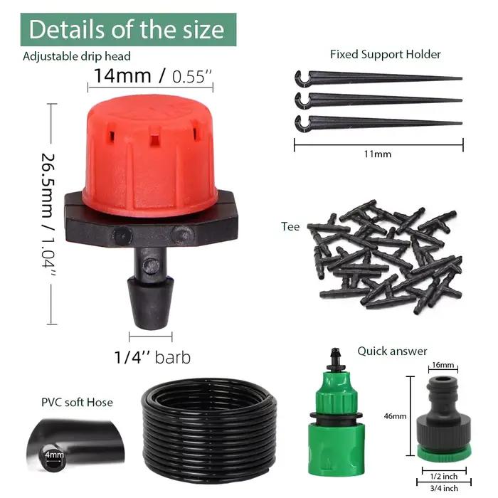 Kit d'arrosage automatique pour jardin et serre
