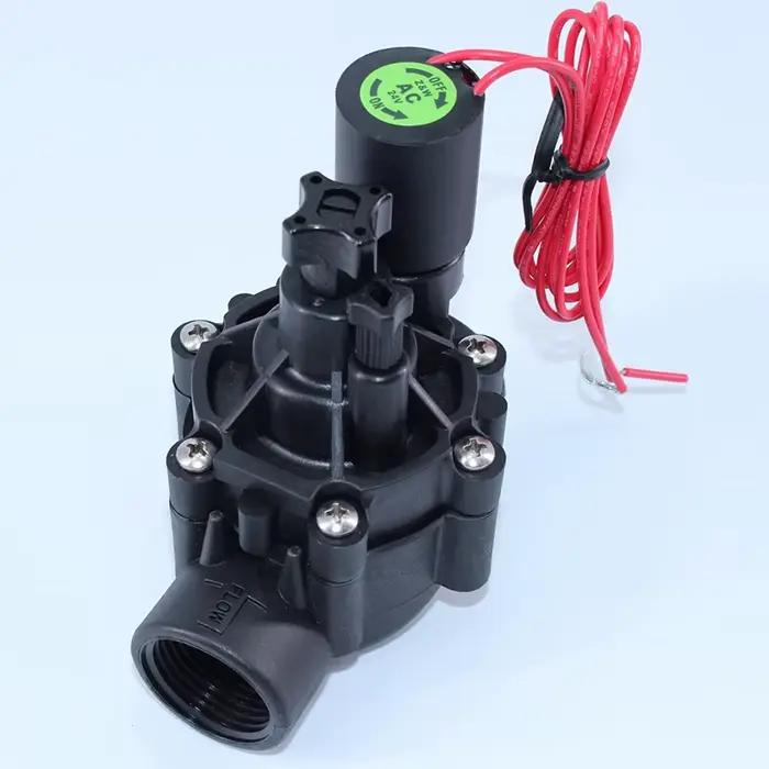 Électrovanne d'irrigation à eau avec régulation de débit