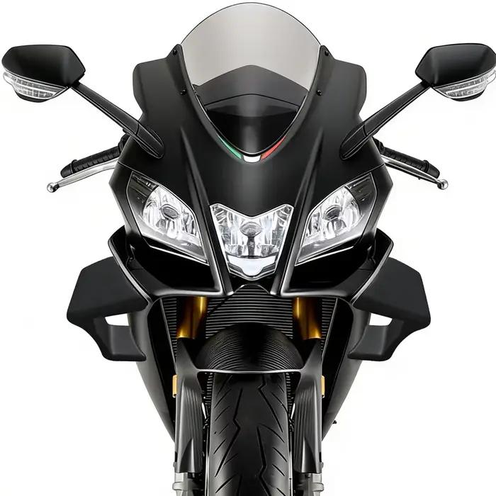 Aile fixe GP pour Aprilia RSV4 RF 2009 2010 2012 2013 2014-2021, kit d'ailes aérodynamiques en fibre de carbone ABS pour moto, spoiler
