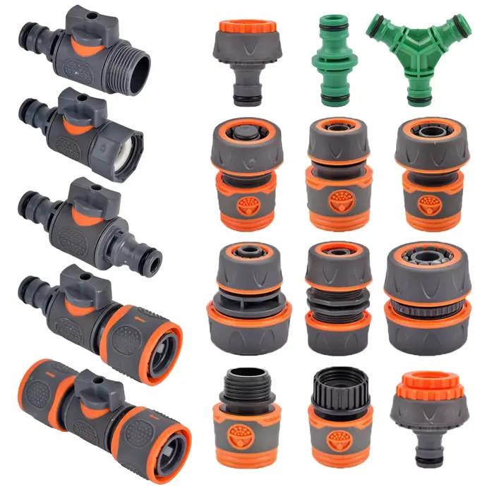 Connecteur Rapide pour Tuyau d'Arrosage 1/2 3/4 1 Pouces Kit d'Irrigation Accessoire de Jardinage Multicolore Pour Arrosage Automatique Occasions Spéciales