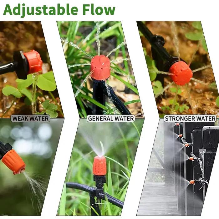 Kit d'irrigation goutte-à-goutte avec pelle de jardin arroseur vortex pour jardin pelouse serre potager irrigation économique