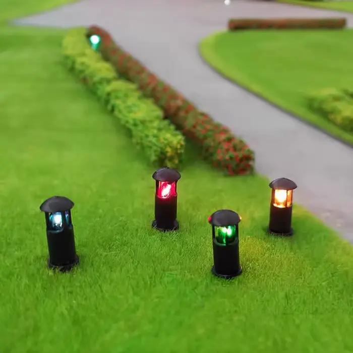 10 pièces/sac LED projecteur modèle disposition Limelight projecteur rue jardin cour lampe lumières d'inondation pour modèle scène ferrée