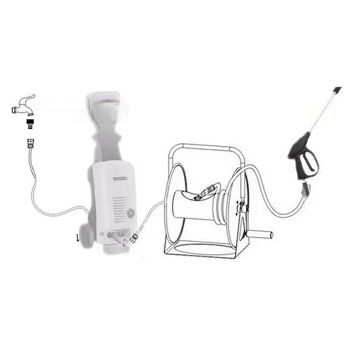 Enrouleur de tuyau d'arrosage ALWAYSME pour Karcher, Moganna