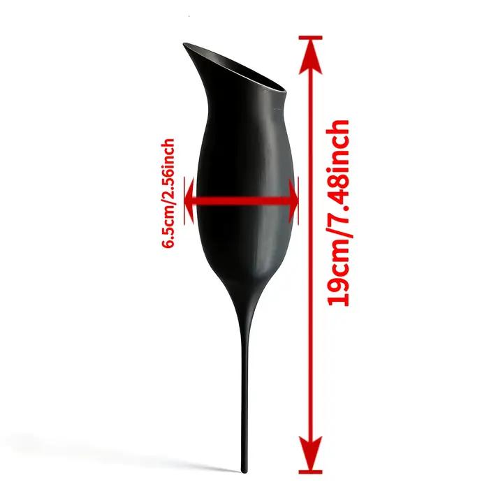 Système d'auto-arrosage pour verres à vin : Alimentation racinaire par osmose lente. Résine PLA. Pour les plantes