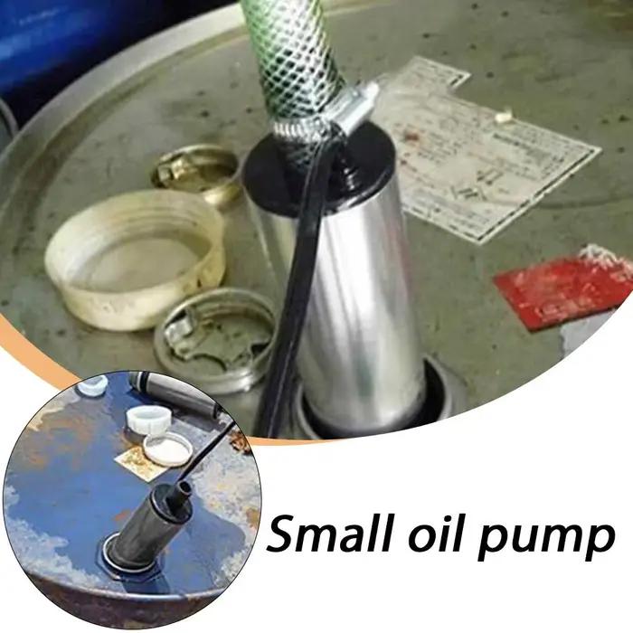 Pompe à huile submersible 12V avec pinces de batterie et interrupteur intégré