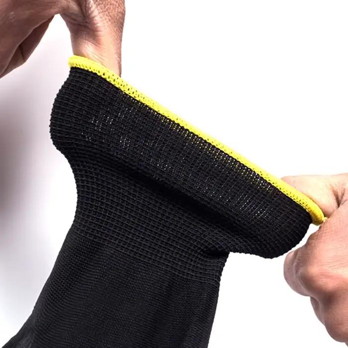 Gants en polyuréthane avec Logo gratuit, 10/20 paires, gants de travail de sécurité, gants de réparation, gants enduits de paume, fournitures pour charpentier et réparateur