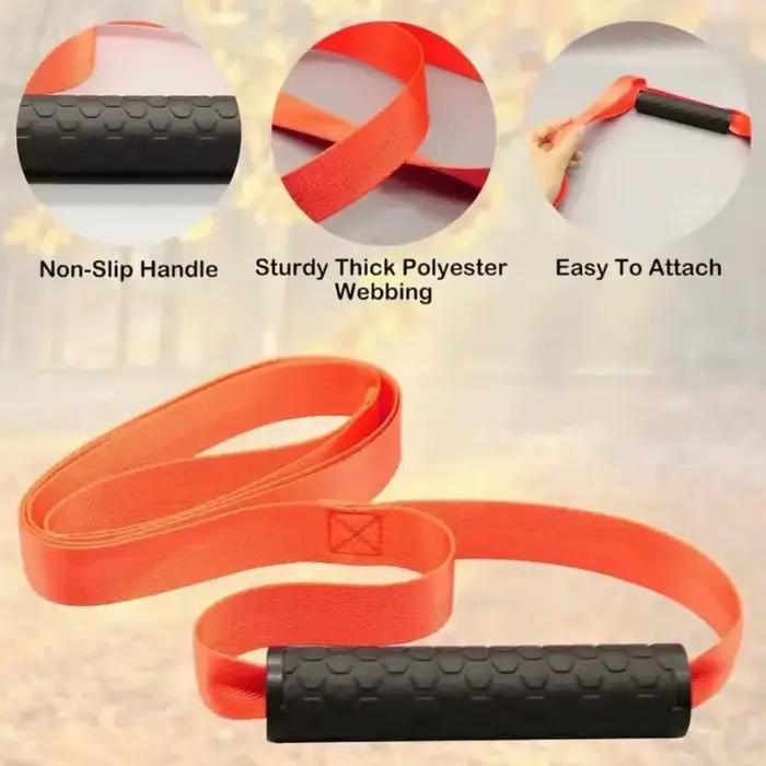 Harnais de traînage pour cerfs 2025, ceinture de chasse durable avec poignée, tireur portable, corde de traction, bande multifonctionnelle pour l'extérieur et la ferme