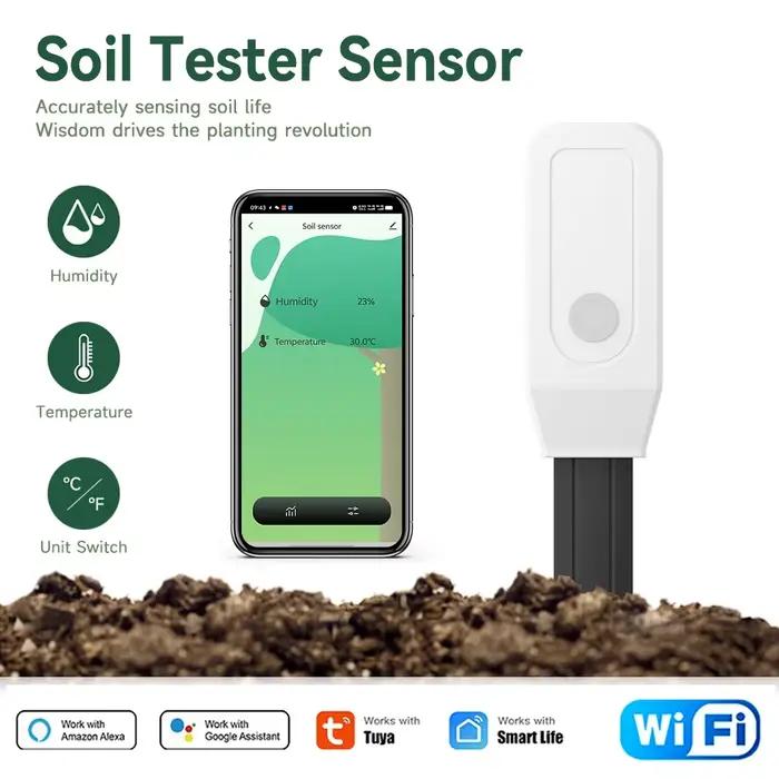 Tuya WiFi testeur de sol capteur temps réel Test humidité température