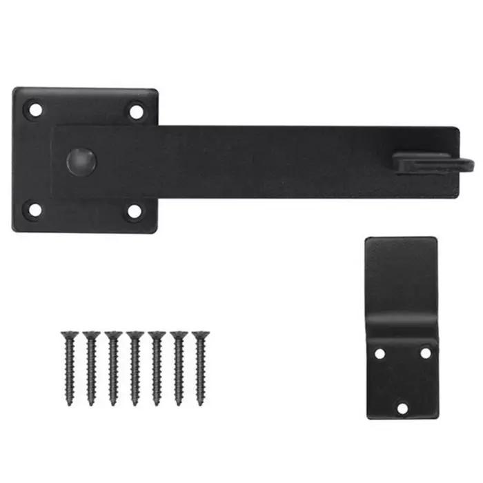 Serrure de porte double pour portail de grange, portail de clôture rotatif à 360 degrés, serrure robuste pour protection de sécurité, portail double en acier