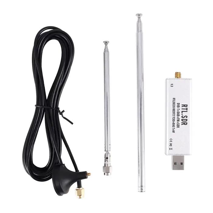 Excellent! RTL-SDR Blog RTL SDR récepteur V3 RTL2832U 0.1MHz-1.7GHz TCXO SMA récepteur Radio défini par logiciel avec antenne