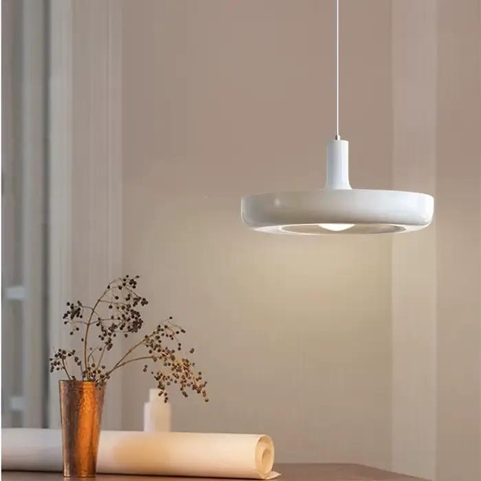 Lampe de Lynn Vintage Nordic UFO, lampes suspendues pour salle à manger, îlot de cuisine, décorations pour la maison, soucoupe volante rouge