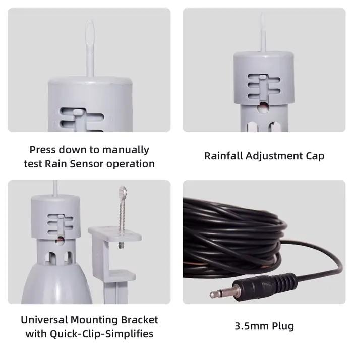 Mini Capteur De Pluie Interrompre Automatiquement Système D'arrosage pour Jardin Minuterie D'eau D'irrigation À Domicile