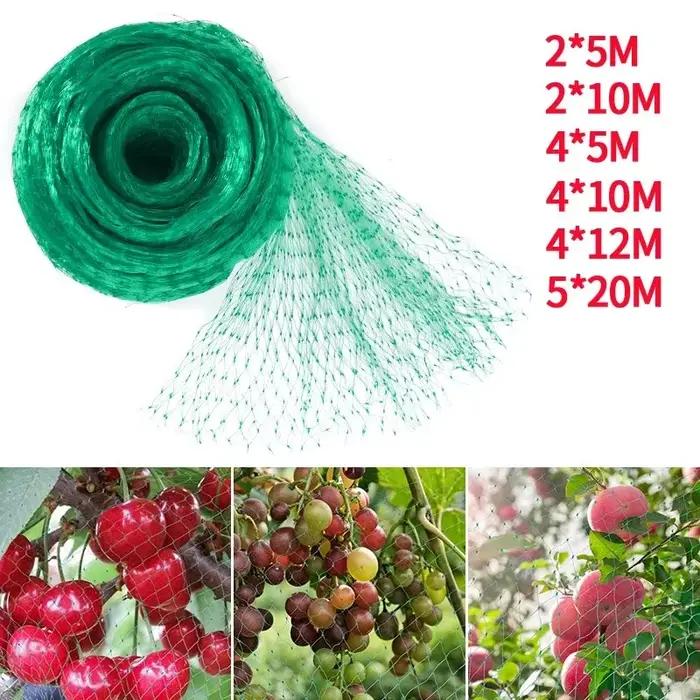Filet de jardin en maille tissée verte pour la protection des plantes fruits fleurs arbres clôture extensible durable arrêt oiseaux cerfs animaux