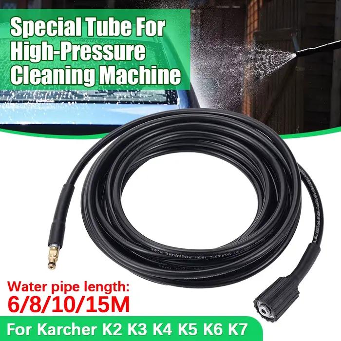 Le tuyau d'eau 6M/8M/10M/15M convient au Karcher K2 K3 K4 K5 K6 K7