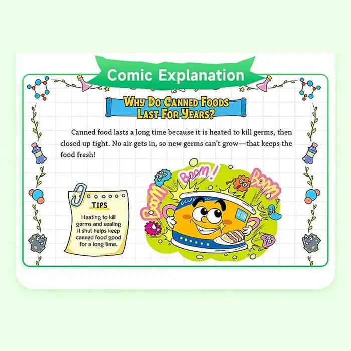Ma première aventure en chimie : un guide de bande dessinée amusant pour les enfants, pour apprendre sans s'efforcer. Comprendre plus en profondeur. Tombez amoureux de la chimie