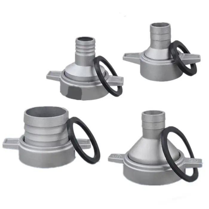 Connecteur de tuyau en aluminium pour pompe à eau avec joint en caoutchouc pour une connexion sécurisée et étanche dans diverses tailles de tuyaux