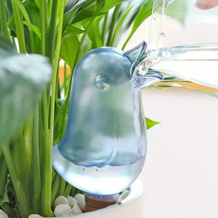 Compte-gouttes d'eau pour oiseaux/visage souriant