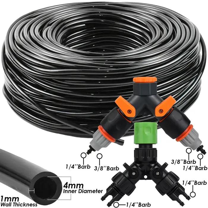 Kit d'arrosage KESLA en plastique avec système d'irrigation goutte à goutte pour plantes en pot bonsaïs et serres diverses couleurs