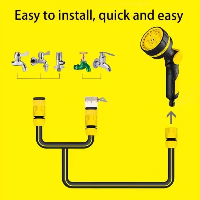 Buse de tuyau d'arrosage haute pression multi-usages pour le lavage de voiture/arrosage/nettoyage de Patio