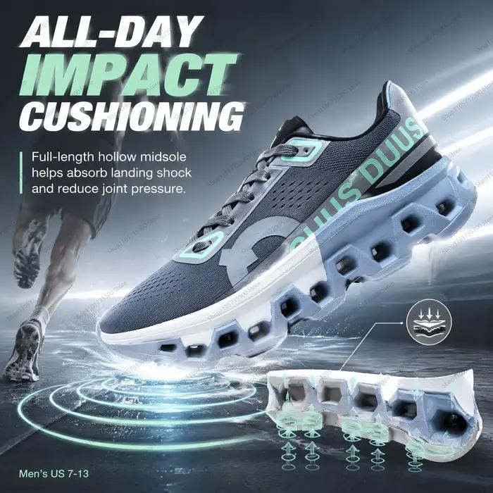 Nouvelles chaussures de course Marathon Air Cushion pour hommes, respirantes, légères, confortables, pour la course à pied et l'entraînement sportif.