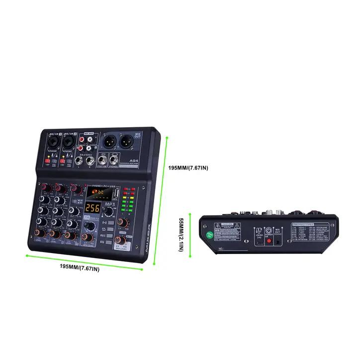 Mélangeur de carte son pour ordinateur portable, réseau de diffusion en direct, enregistrement de chansons K, ceinture de costume, réverbération USB 5V