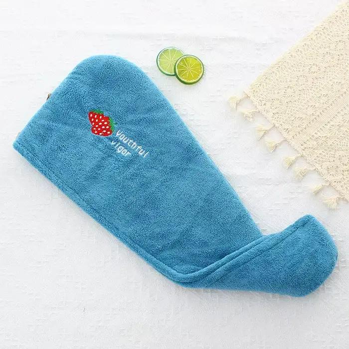 Serviette à séchage rapide pour cheveux, serviettes en microfibre, Anti-frisottis, pour cheveux secs, séchage rapide, pour filles, bonnet de douche de plage