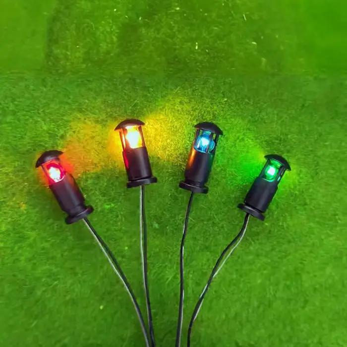 10 pièces/sac LED projecteur modèle disposition Limelight projecteur rue jardin cour lampe lumières d'inondation pour modèle scène ferrée