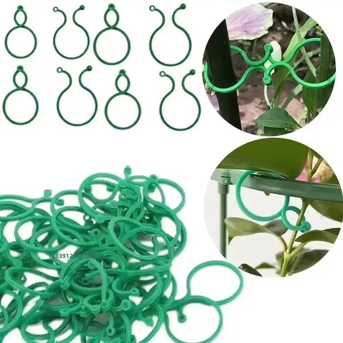 Clips de cerclage de vigne de jardin en plastique