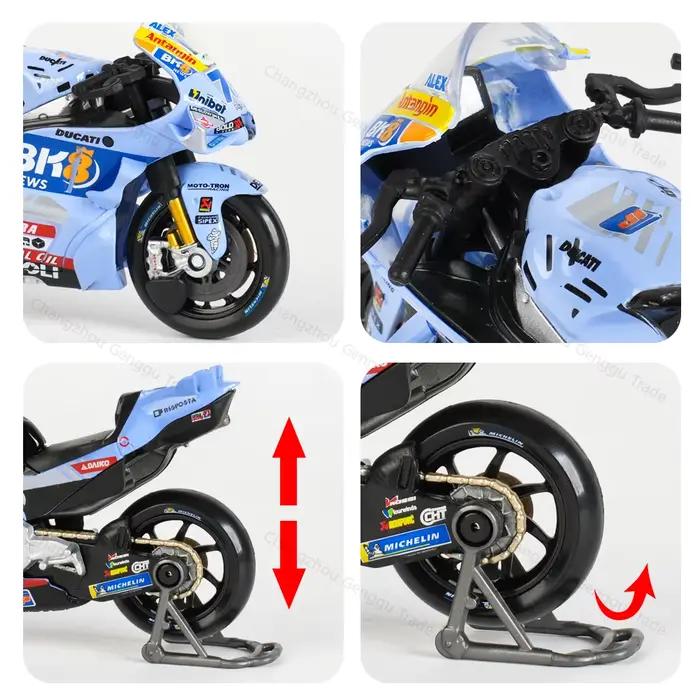 Maisto 1:18 2025 BK8 Gresini Racing Moto GP Repsol Team Véhicules miniatures en métal Modèles de motos de collection Jouets
