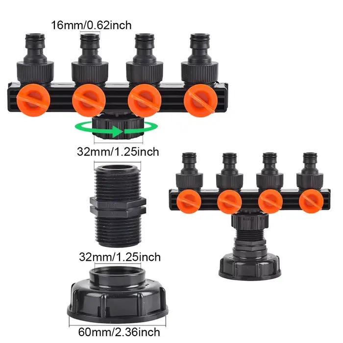 Kit d'adaptateur de réservoir IBC de 1000 litres