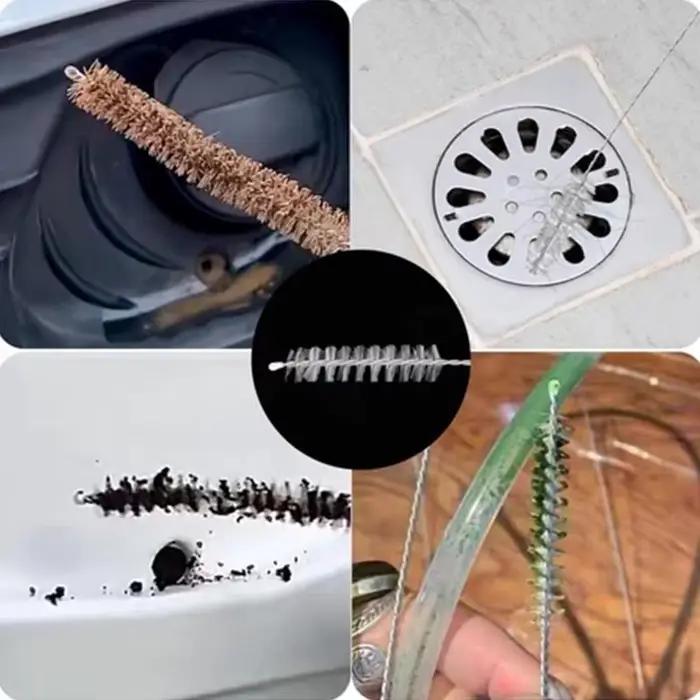 Brosse de dragage pour tuyau de climatiseur de 6 m, brosse de nettoyage de tuyau extra longue, outil de nettoyage flexible en profondeur, facile à utiliser, vente chaude
